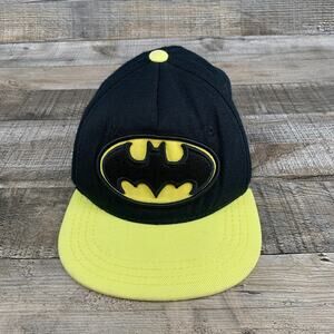 Batman Hat Youth Adjustable Cap Black and Yellow DC Comics